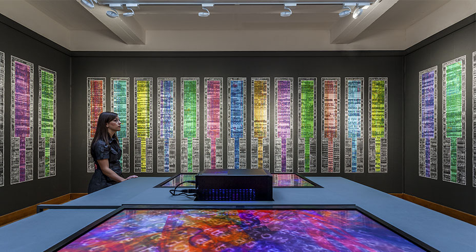 Living Data, Peterborough Museum & Art Gallery, UK, 2014